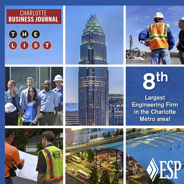 News / ESP is 8th Largest Engineering Firm in Charlotte Metro