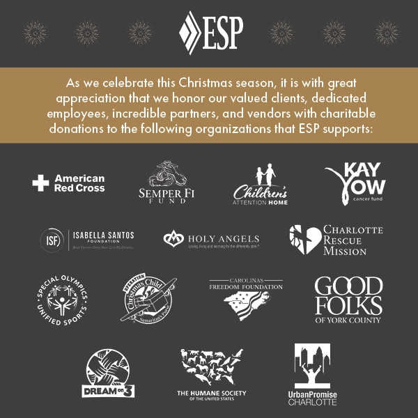 News / ESP Gives Back with Year-End Charitable Donations