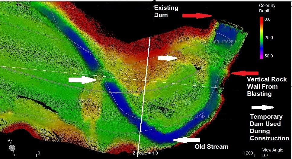 GBRA Channel Bathymetry for Hydroelectric Reservoirs